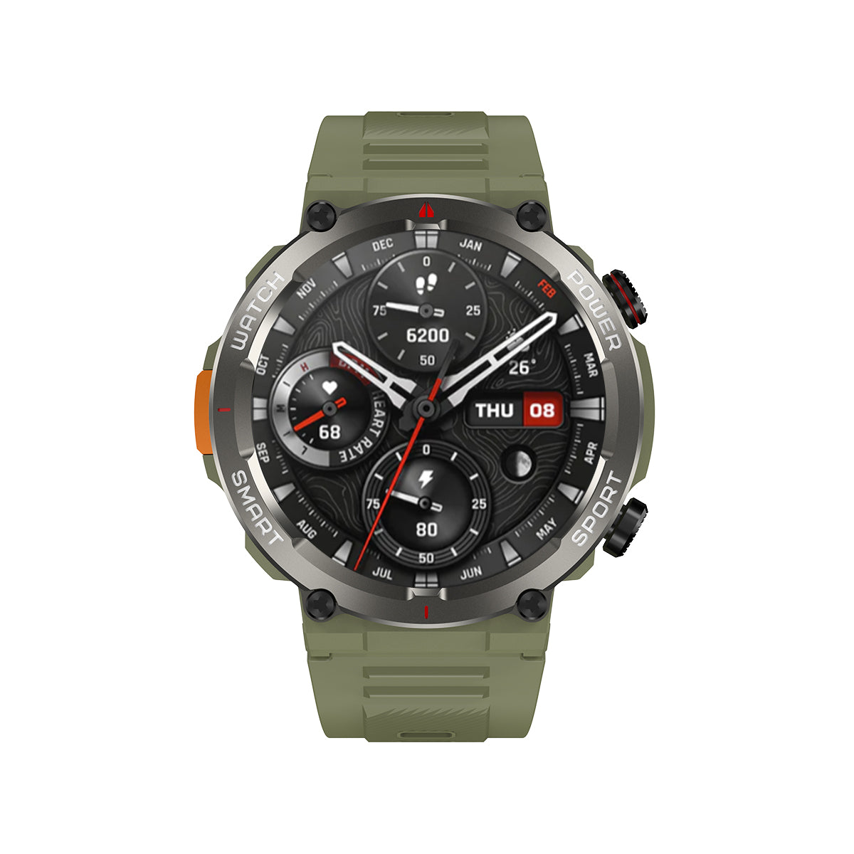 Blackview W50 Pro 1.45" IP68 Waterproof LED Flashlight Rugged Smart Watch
