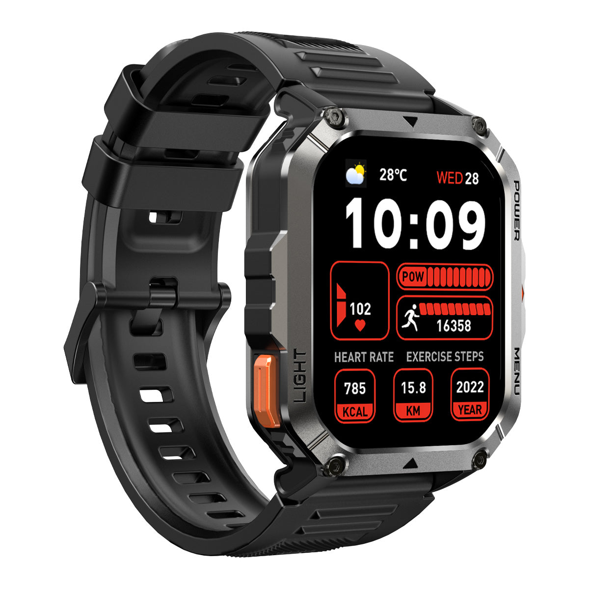 Blackview W70 Pro 2.01-inch 900mAh Built-in LED Flashlight Outdoor Sports Smart Watch