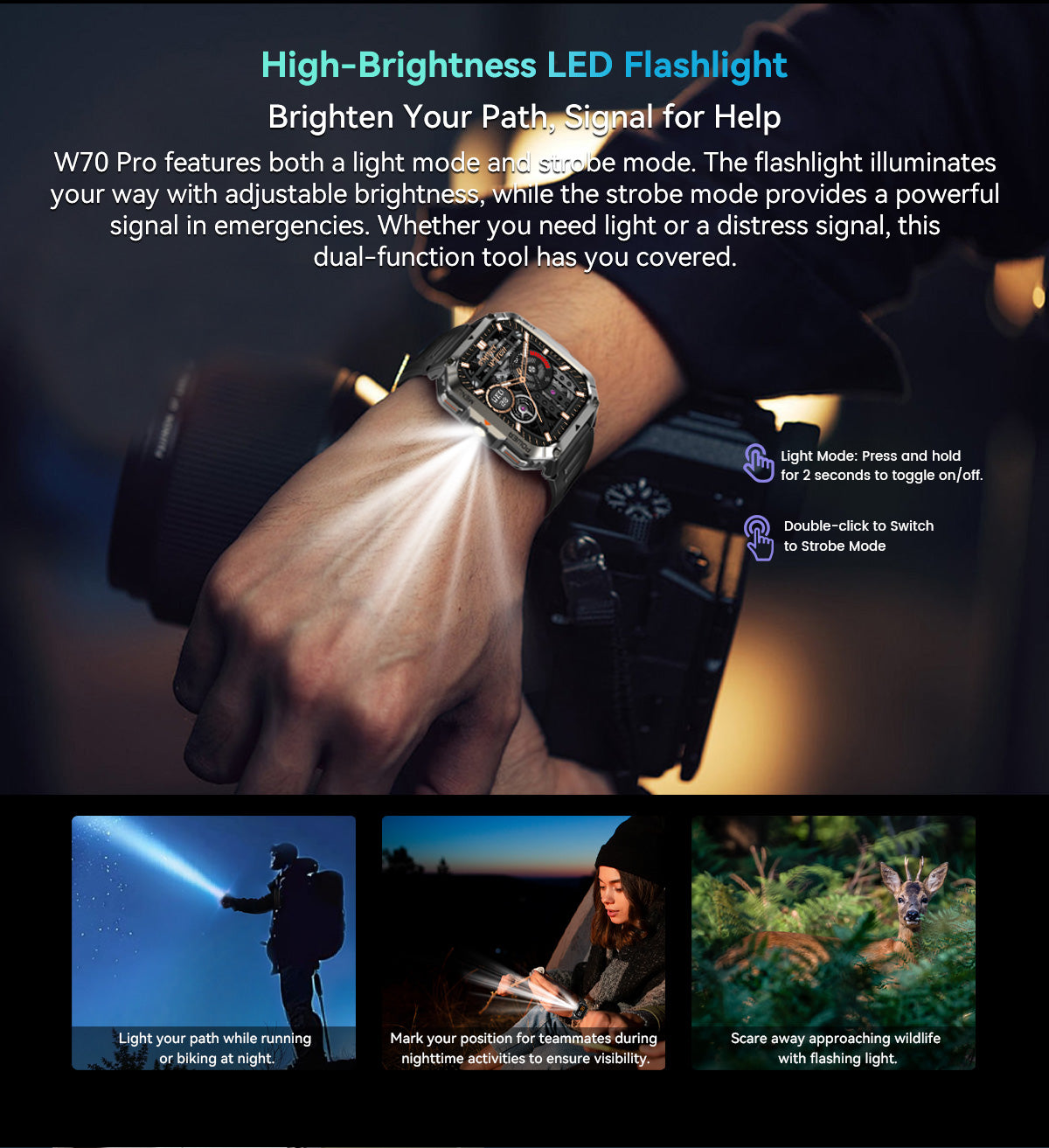 Blackview W70 Pro Outdoor-Smartwatch