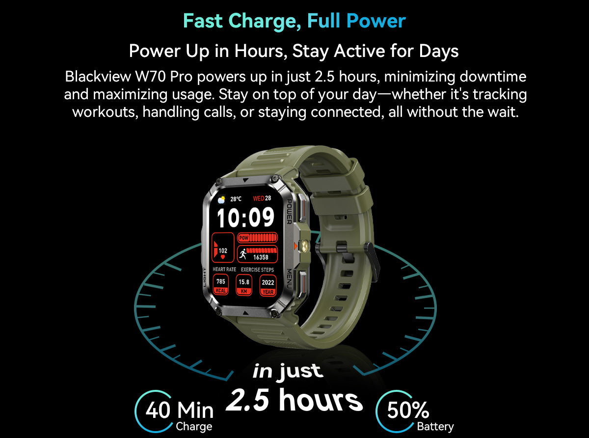 Blackview W70 Pro Outdoor-Smartwatch
