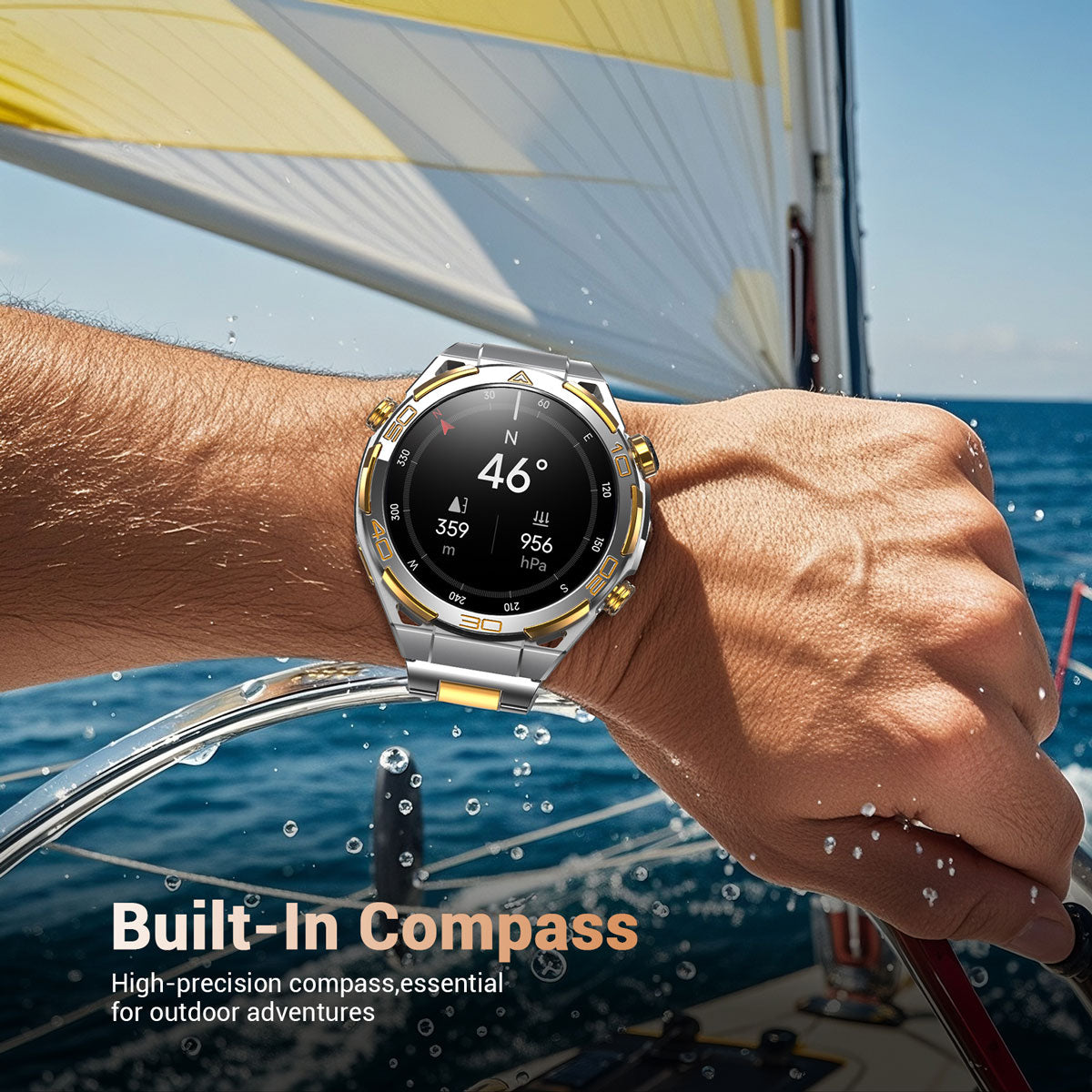 Blackview W90 Pro AMOLED GPS Zseblámpa Kültéri Okosóra