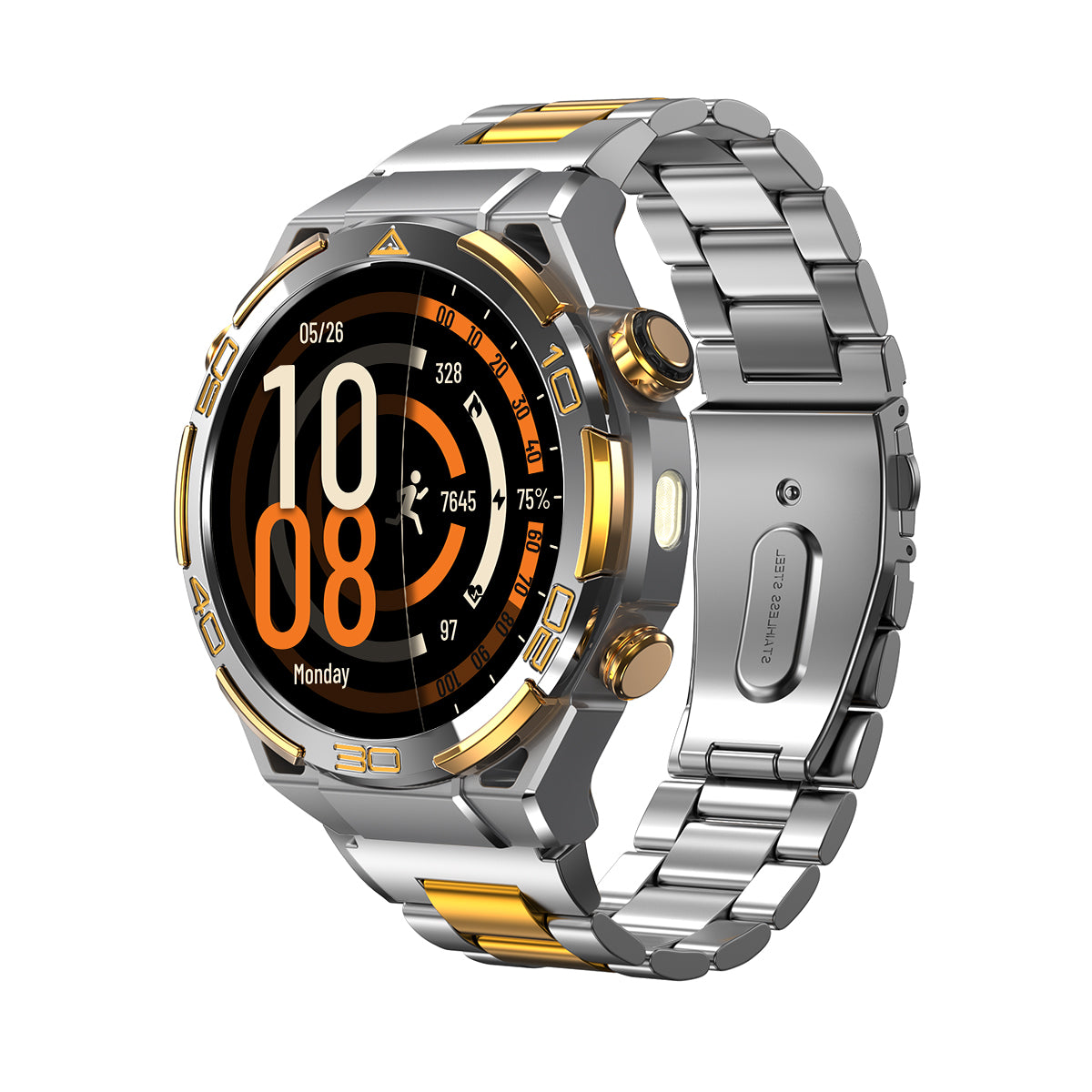 Blackview W90 Pro GPS Relógio Inteligente para Desporto ao Ar Livre com Ecrã AMOLED de 1,43 polegadas e Lanterna LED Integrada