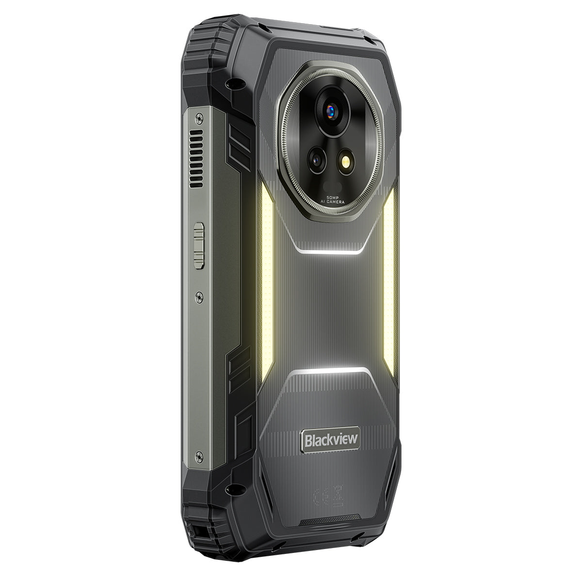 Blackview XPLORE 2 Proyector Teléfono Resistente 5G AI con Pantalla AMOLED 3.2K de 6.73" Dimensity 8300 20000mAh y Luz de Camping Incorporada
