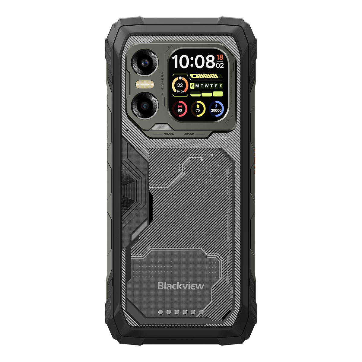 Blackview XPLORE X1 6.78" 120Hz Main & 2.01" Secondary Display MediaTek Dimensity 7050 Octa-core 108MP Main+20MP Night Vision Camera 5G AI Rugged Phone
