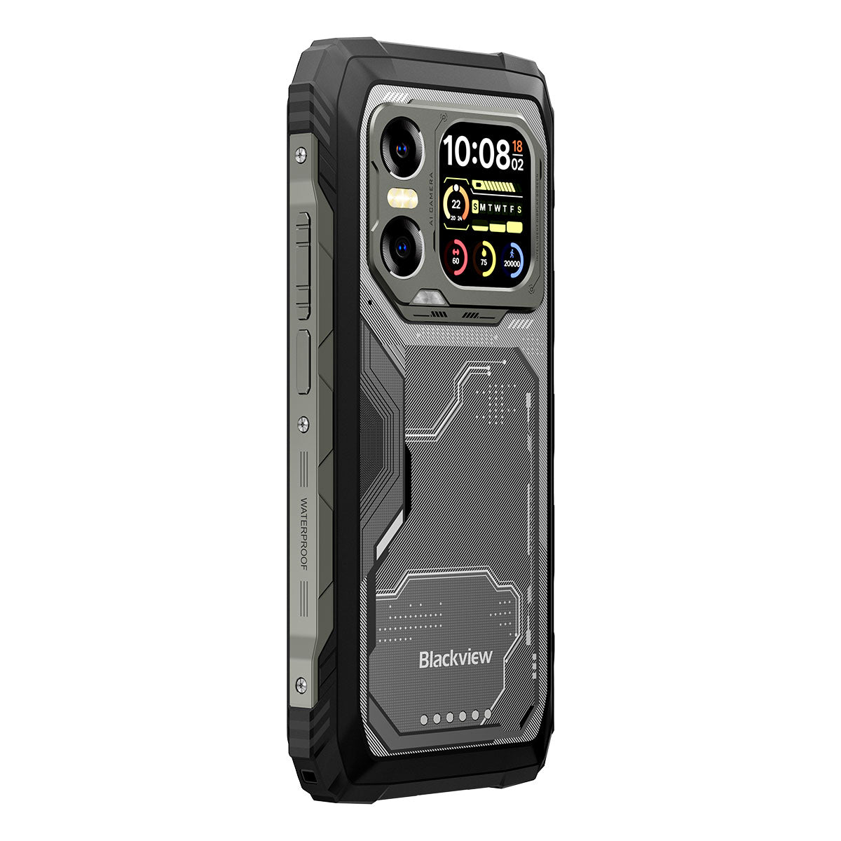 Blackview XPLORE X1 6.78" 120Hz Main & 2.01" Secondary Display MediaTek Dimensity 7050 Octa-core 108MP Main+20MP Night Vision Camera 5G AI Rugged Phone