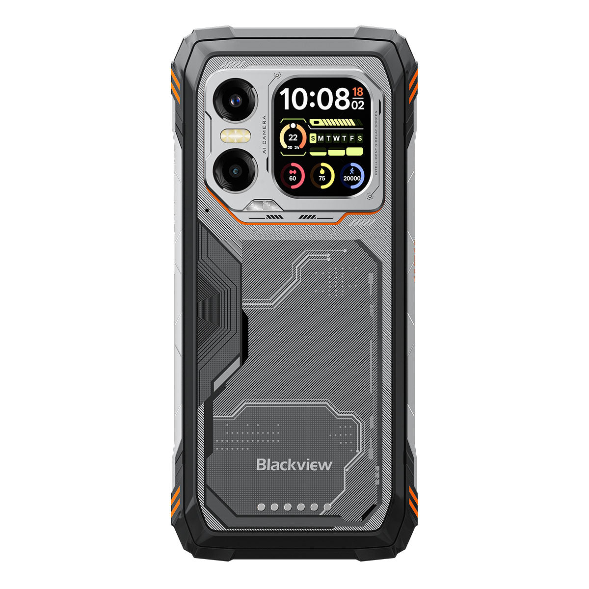 Blackview XPLORE X1 6.78" 120Hz Main & 2.01" Secondary Display MediaTek Dimensity 7050 Octa-core 108MP Main+20MP Night Vision Camera 5G AI Rugged Phone