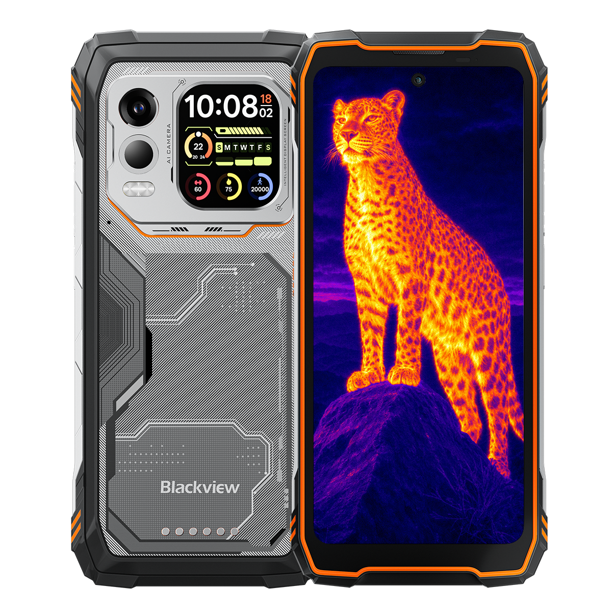 Blackview XPLORE X1 Pro Thermal Imaging 5G Rugged Phone with 6.78-Inch 2.4K 120Hz Main & 2.01-Inch Secondary Display 10000mAh Battery
