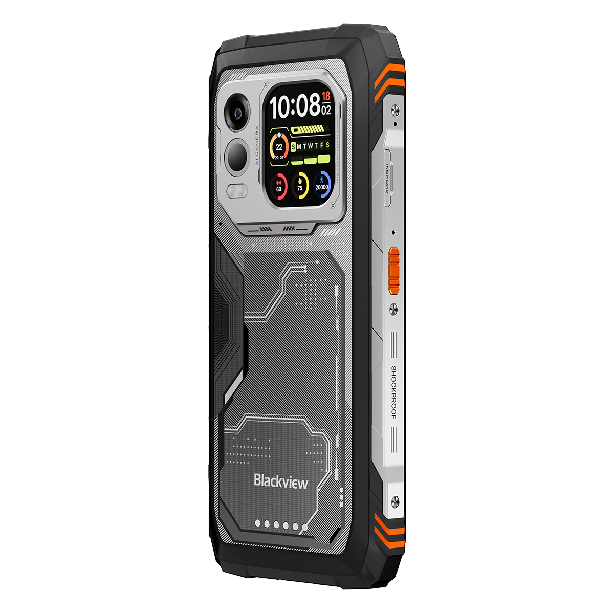 Blackview XPLORE X1 Pro 열화상 5G 러기드 폰, 6.78인치 2.4K 120Hz 메인 디스플레이 및 2.01인치 세컨더리 디스플레이, 10000mAh 배터리 탑재