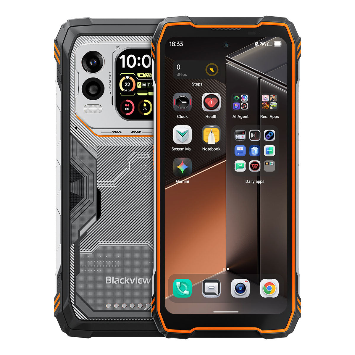 Blackview XPLORE 1 Pro Thermal lmaging Rugged 5G Phone with 6.78" 120Hz Main & 2.01" Secondary Display 20000mAh & 170LM Flashlight