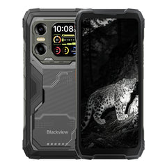Back and front of the black Blackview XPLORE X1