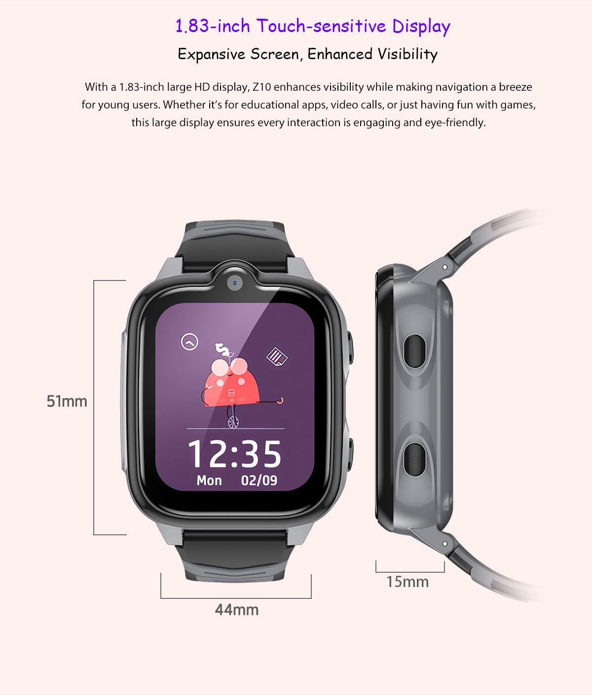 Blackview Z10 GPS Tracker Kids Cell Phone Smartwatch Blackview Official Store