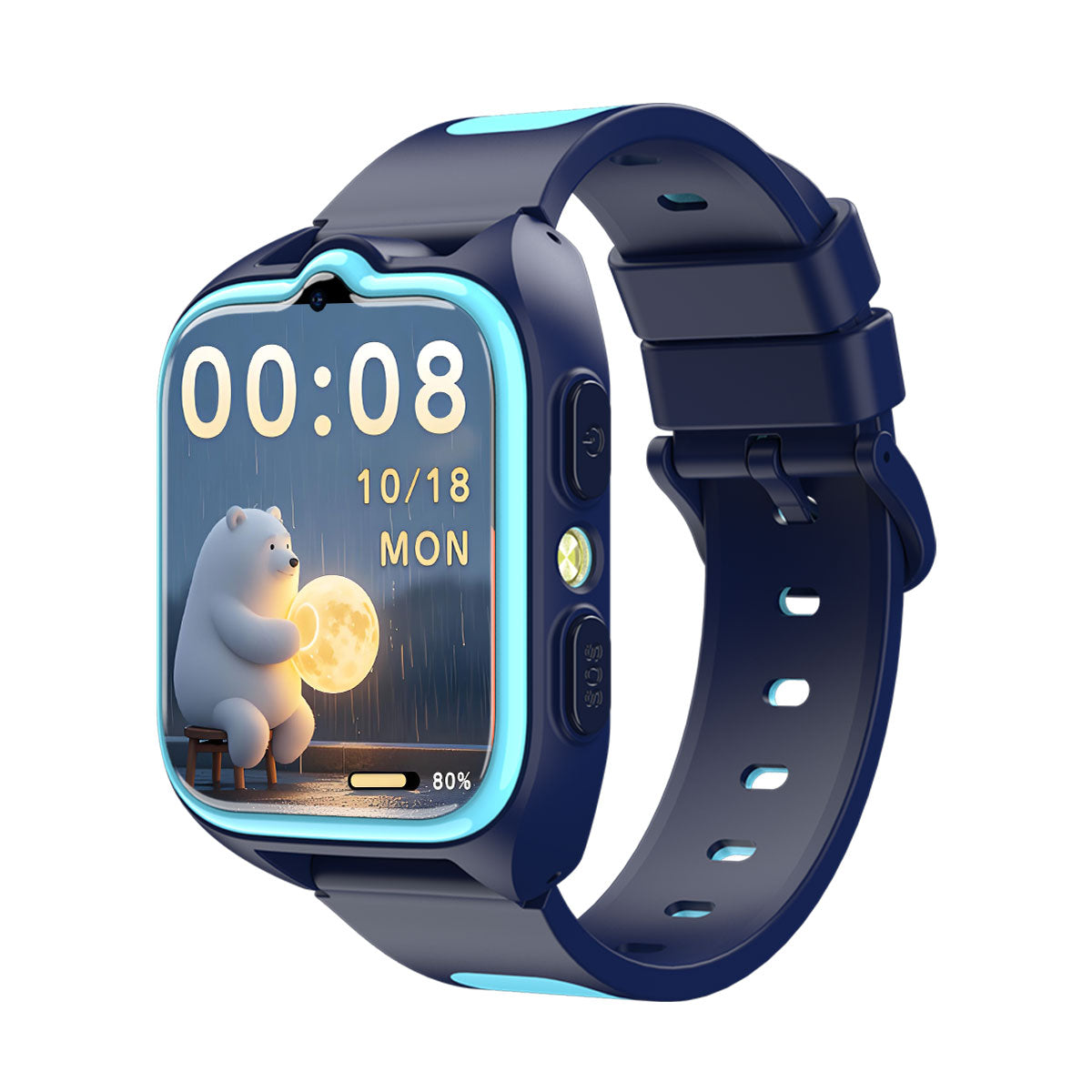 Blackview Z30 1.75-inch LED Flashlight GPS + LBS + WIFI AI Positioning 4G Video Calling Kids Phone Watch