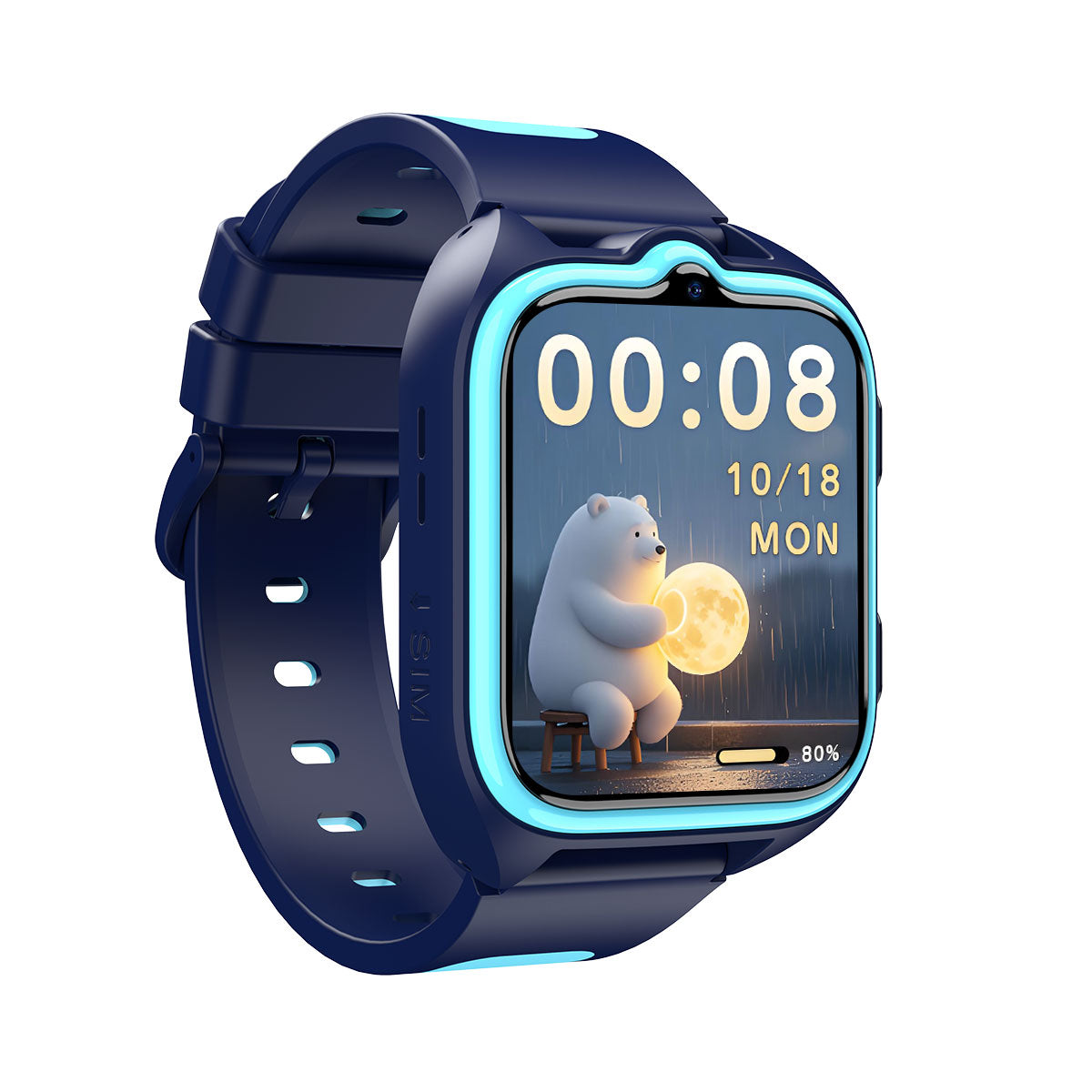 Blackview Z30 1.75-inch LED Flashlight GPS + LBS + WIFI AI Positioning 4G Video Calling Kids Phone Watch
