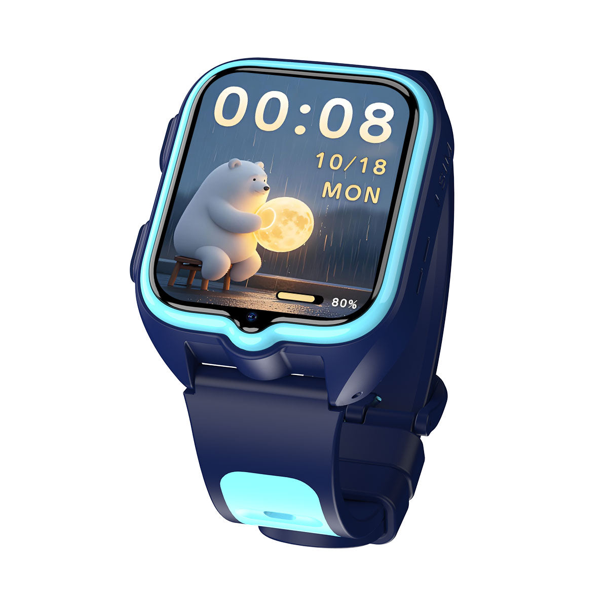 Blackview Z30 1.75-inch LED Flashlight GPS + LBS + WIFI AI Positioning 4G Video Calling Kids Phone Watch