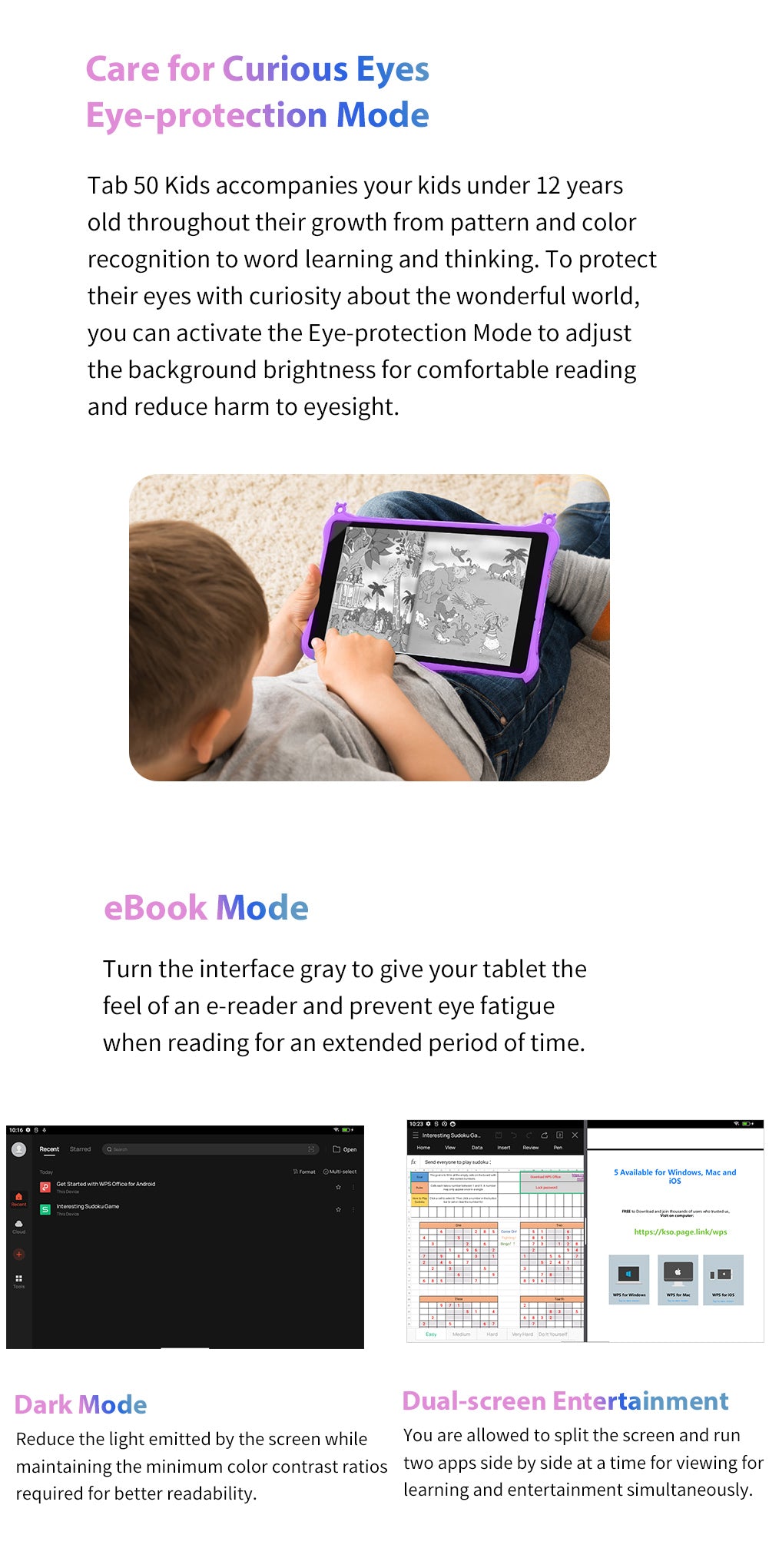 Blackview 50 Kinder-Tablet-PC