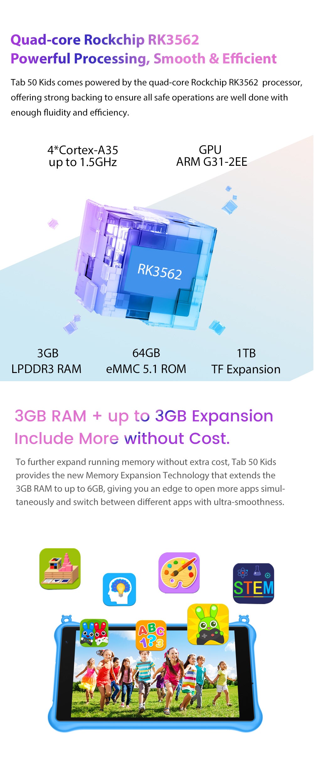 Blackview 50 Kinder-Tablet-PC