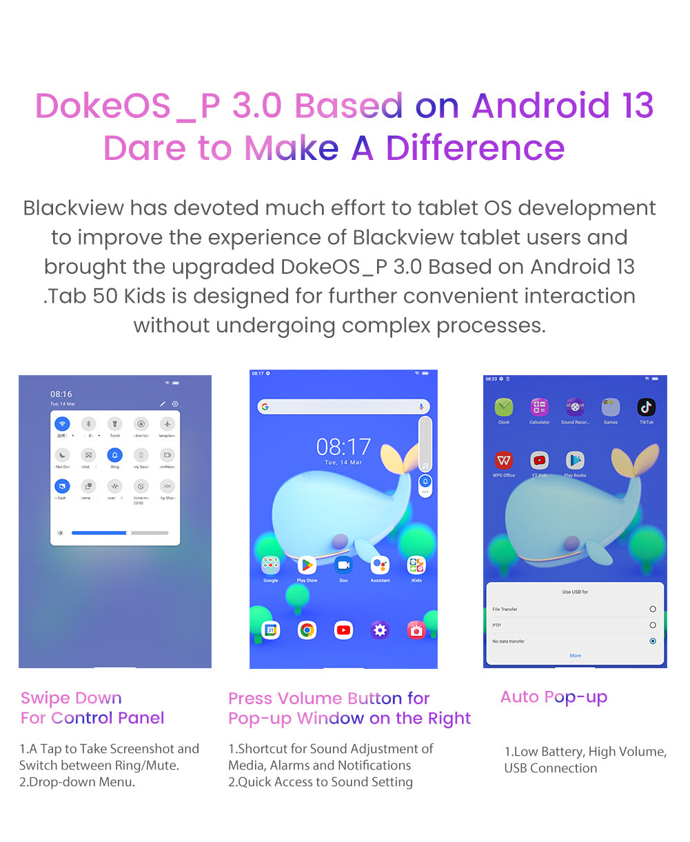 Blackview 50 Kinder-Tablet-PC