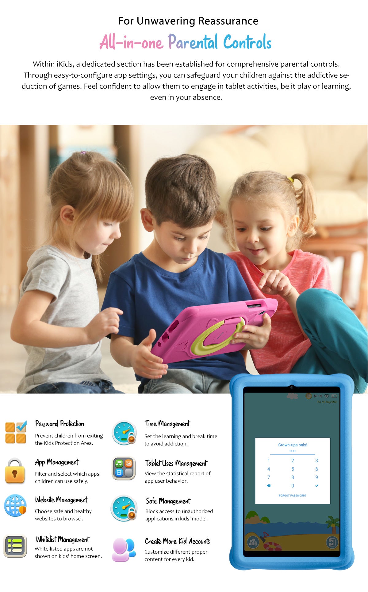 Blackview 60 Kinder-Tablet-PC
