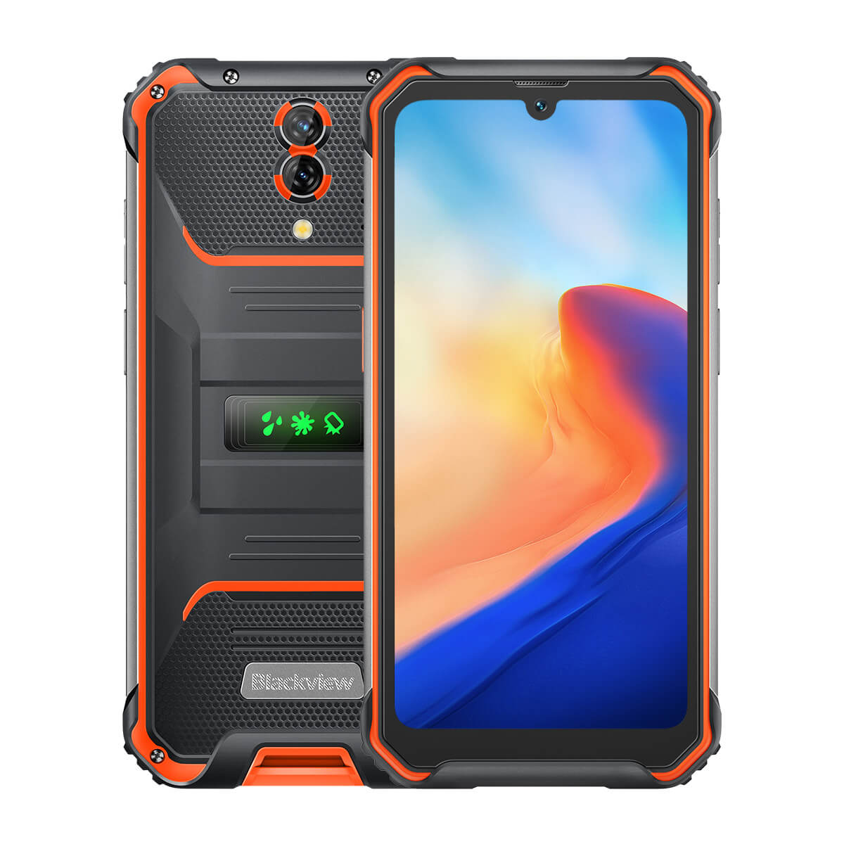 HGJTF Cover Per Blackview BV7200 (6.1") — 2 Pezzi Di Silicone Morbido E Sottile, Trasparente E Antigraffio, Protezione Anti-Caduta. Include Fantasia!