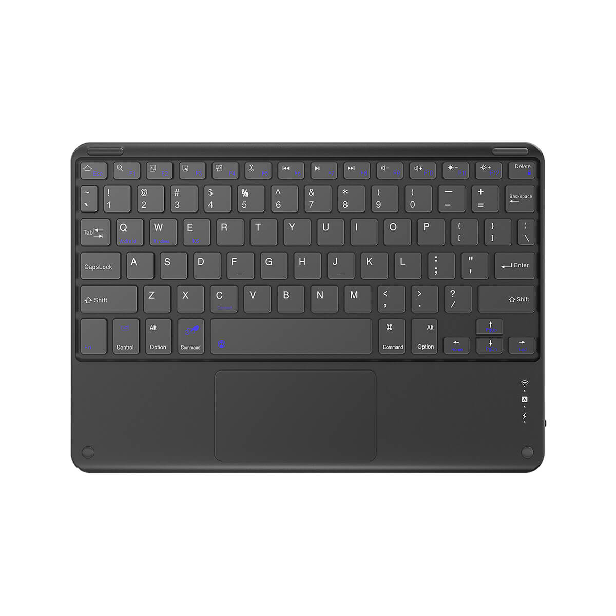 Blackview Ultra-tenký BV univerzální bezdrátová klávesnice pro zařízení s Bluetooth a operačními systémy Windows, Android a iOS