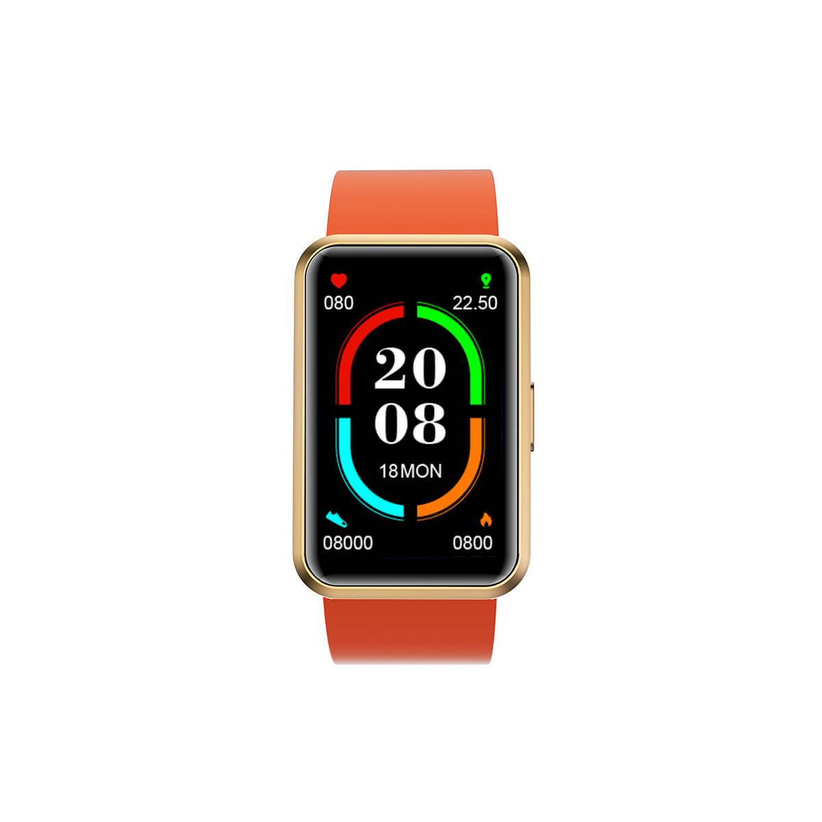 Montre intelligente de fitness numérique étanche IP68 Blackview R5