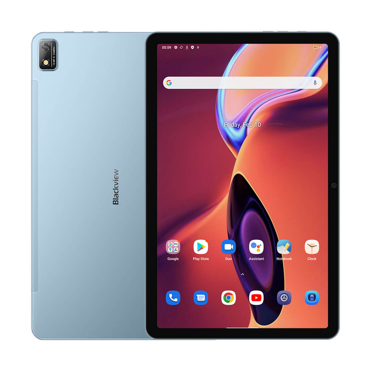 Blackview Tab 16 11 吋 2K FHD+ 顯示屏 Unisoc T616 8GB+256GB 7680mAh 電池 Widevine L1 安卓平板電腦