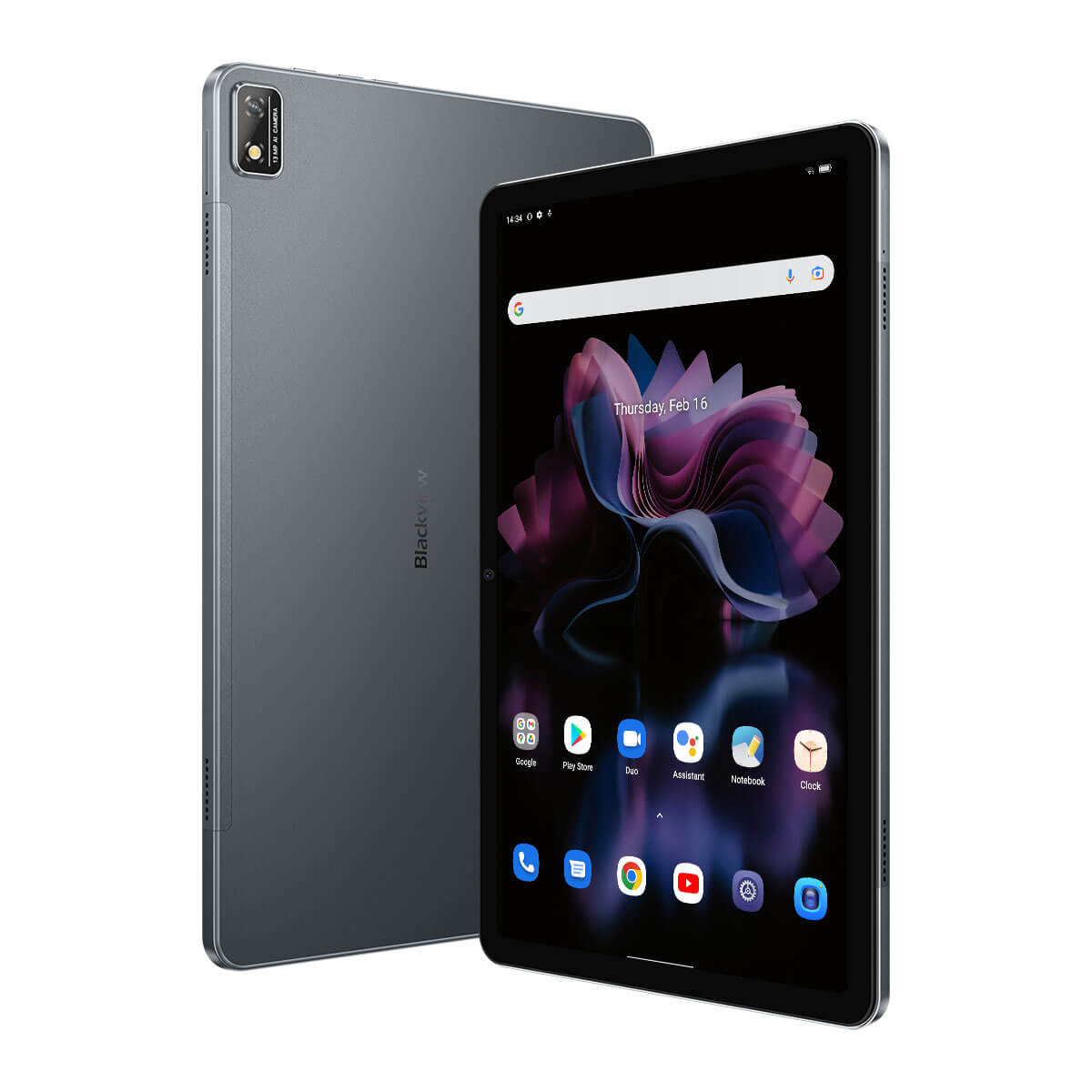 Blackview Tab 16 11-calowy wyświetlacz 2K FHD+ Unisoc T616 8GB+256GB bateria 7680mAh Widevine L1 tablet PC z systemem Android