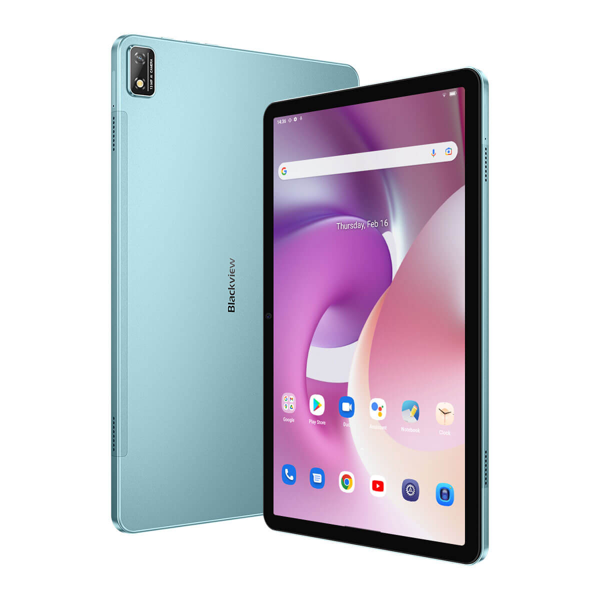 Blackview Tab 16 11-calowy wyświetlacz 2K FHD+ Unisoc T616 8GB+256GB bateria 7680mAh Widevine L1 tablet PC z systemem Android