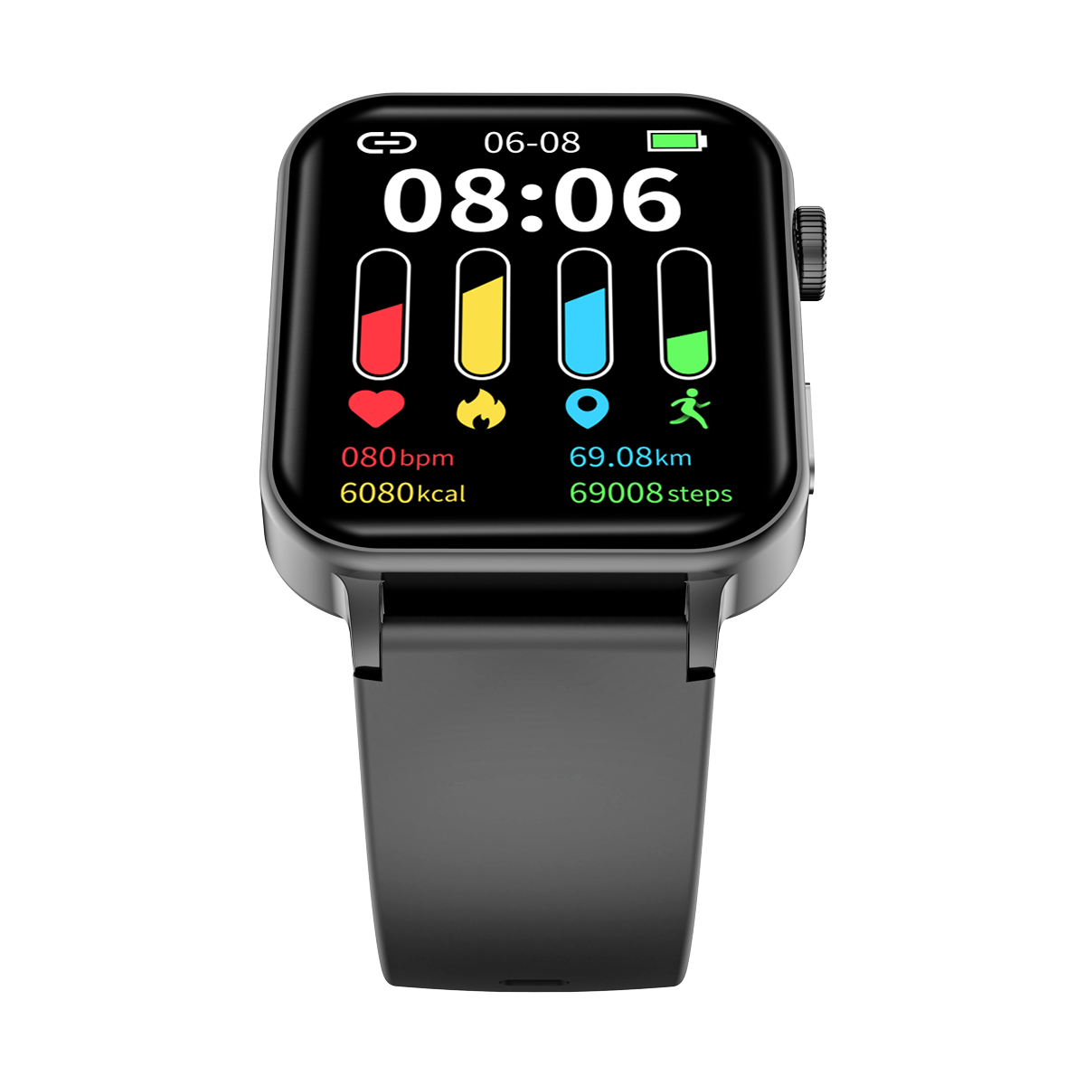 Montre intelligente Blackview W10 étanche IP68 avec appel Bluetooth et assistant vocal