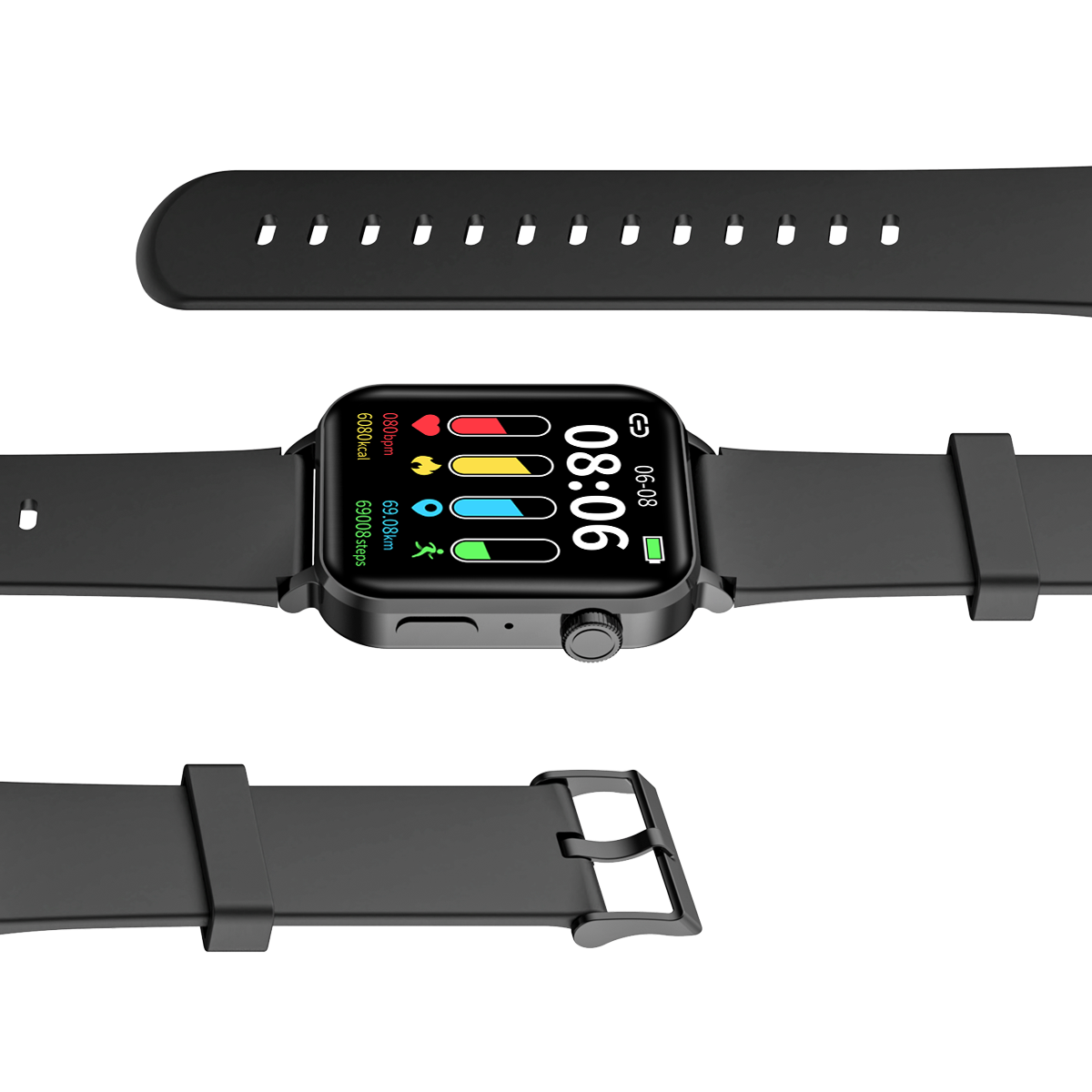 Montre intelligente Blackview W10 étanche IP68 avec appel Bluetooth et assistant vocal