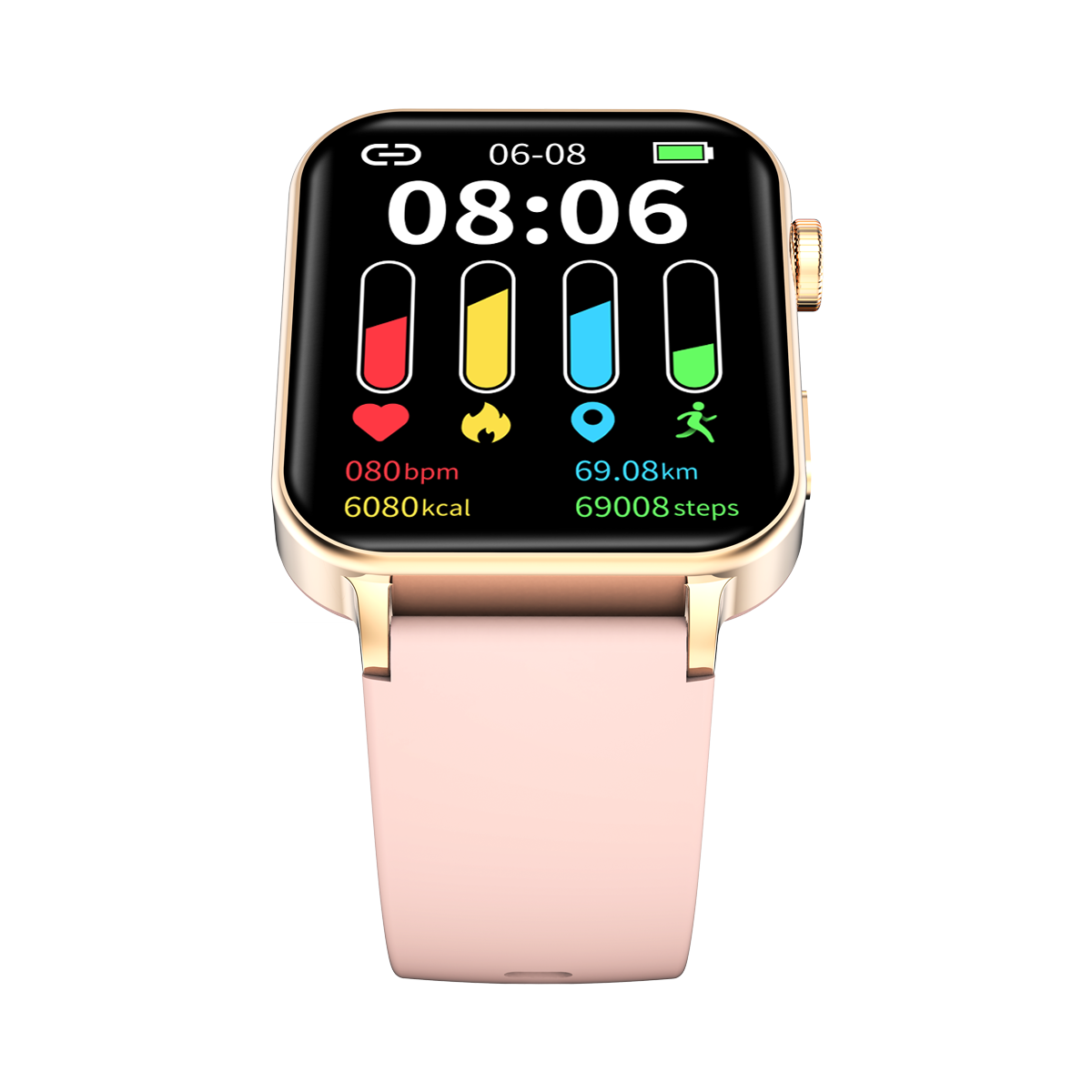 Montre intelligente Blackview W10 étanche IP68 avec appel Bluetooth et assistant vocal