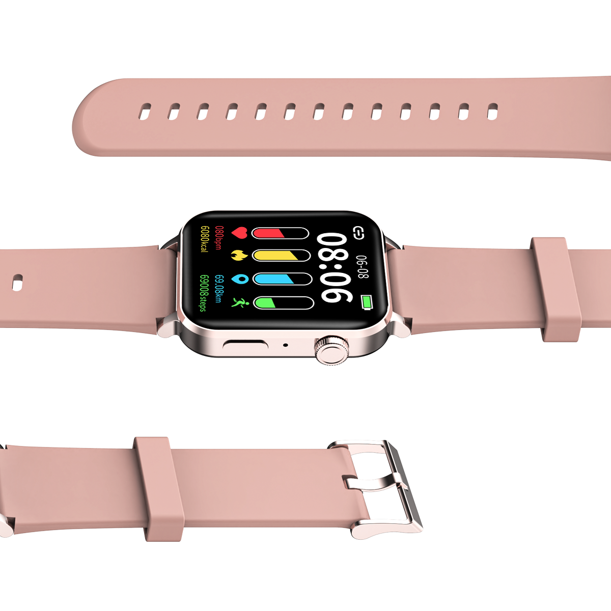 Montre intelligente Blackview W10 étanche IP68 avec appel Bluetooth et assistant vocal