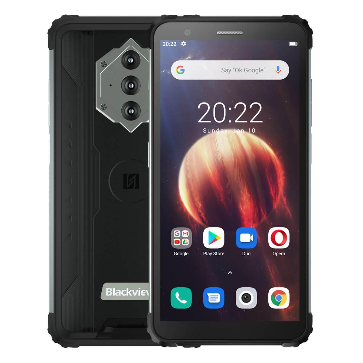 Color_Black | Blackview BV6600 8580mAh 4G Rugged Smartphone - Blackview Store